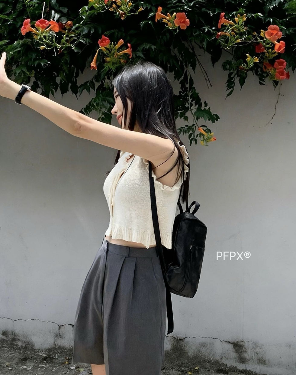 縮圖：PFPX®軟皮雙肩多功能背包