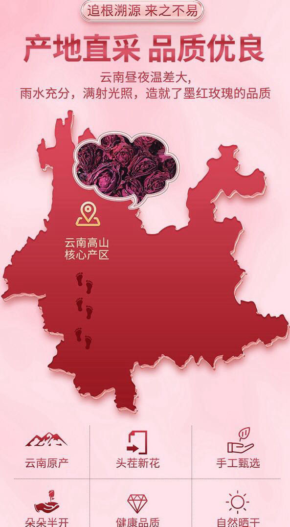 Thumbnail: 凍乾墨紅玫瑰