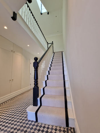 Bespoke staircase crafted by Brinksman Carpentry LTD