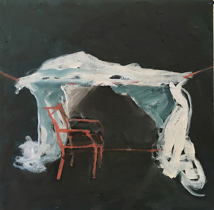 L.A., oil on panel, 10 x 10 in, 2018