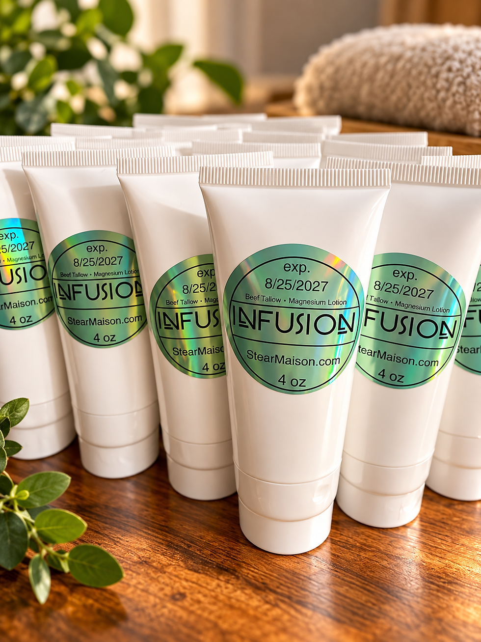 How I Created Infusion: The Story Behind My Magnesium Tallow Lotion