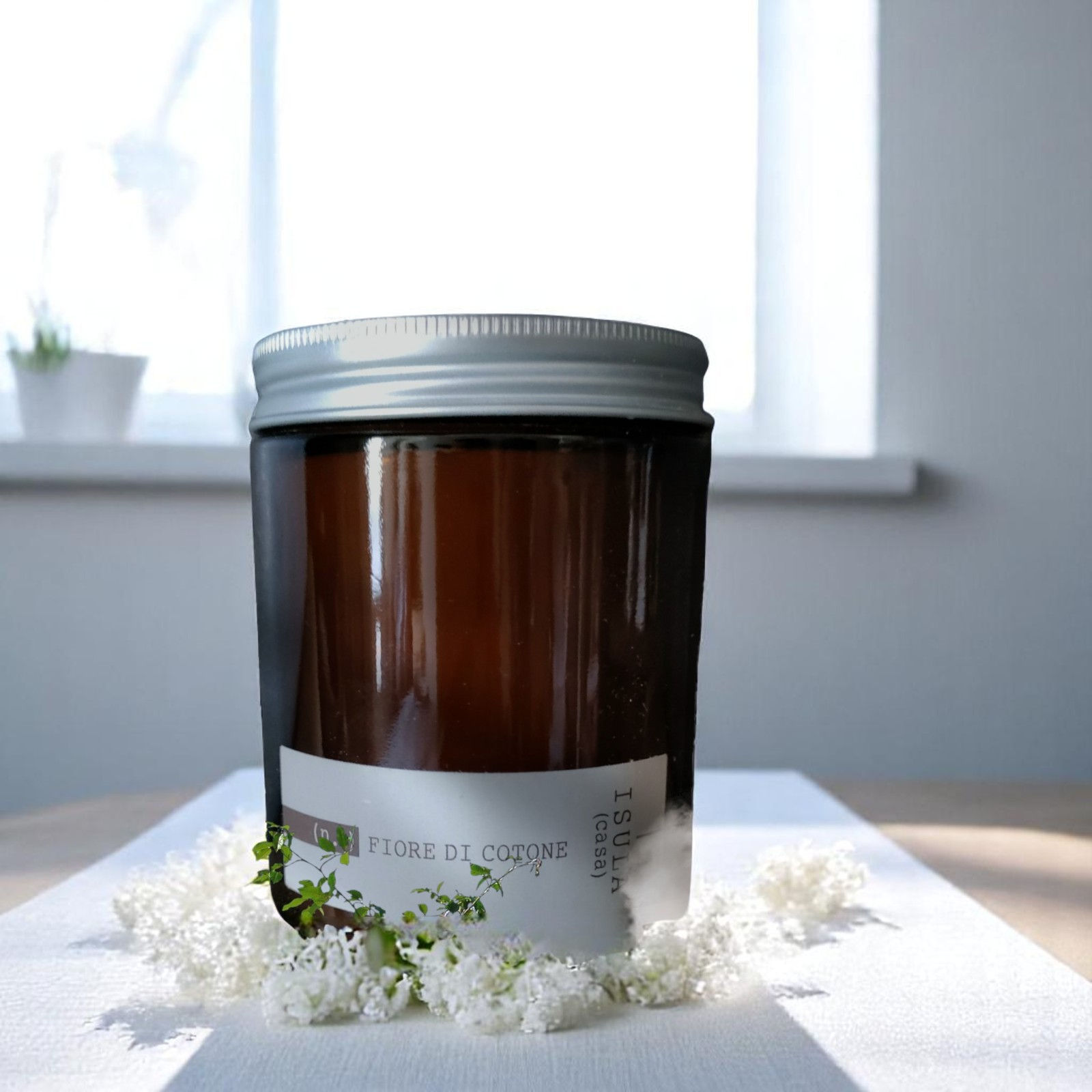 Bougie parfumée isula casa fleurs de coton