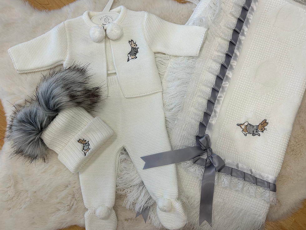 Thumbnail: Baby Rabbit Pram Suit 