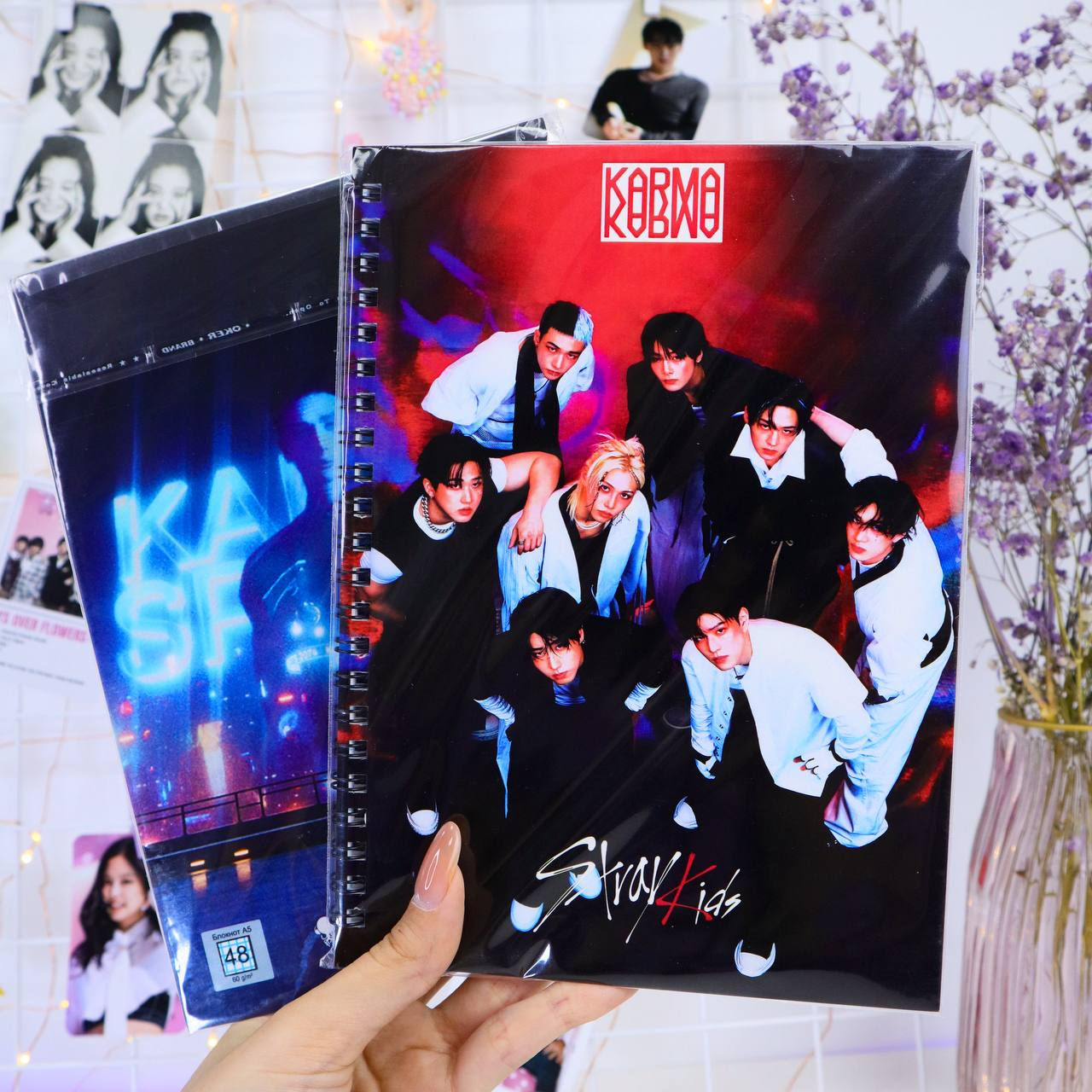 Зошит на пружині №45 (STRAY KIDS), в клітинку