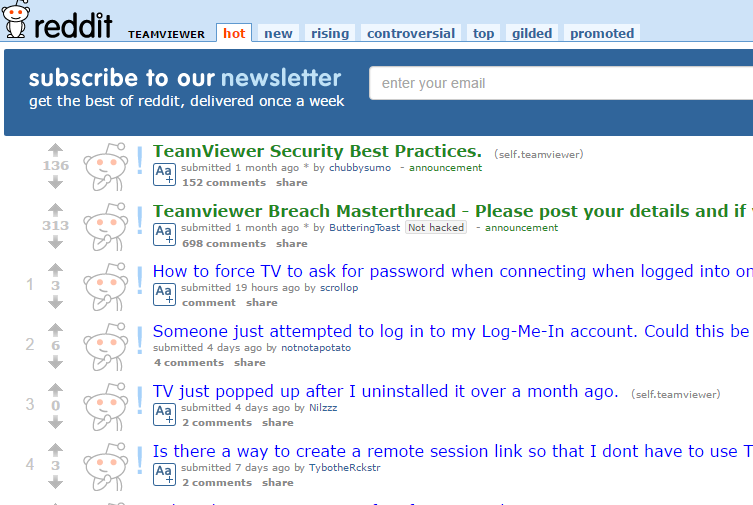 On Teamviewer Security