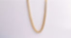 men necklace 18k yellow gold 