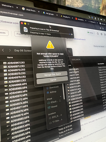 video storage
4K video storage
video file sizes
professional video production