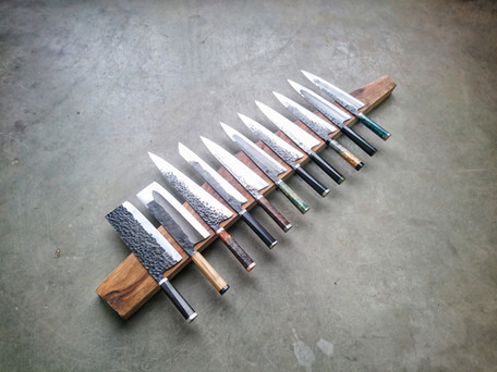 Handle Materials, Blade Finishes & Profiles
