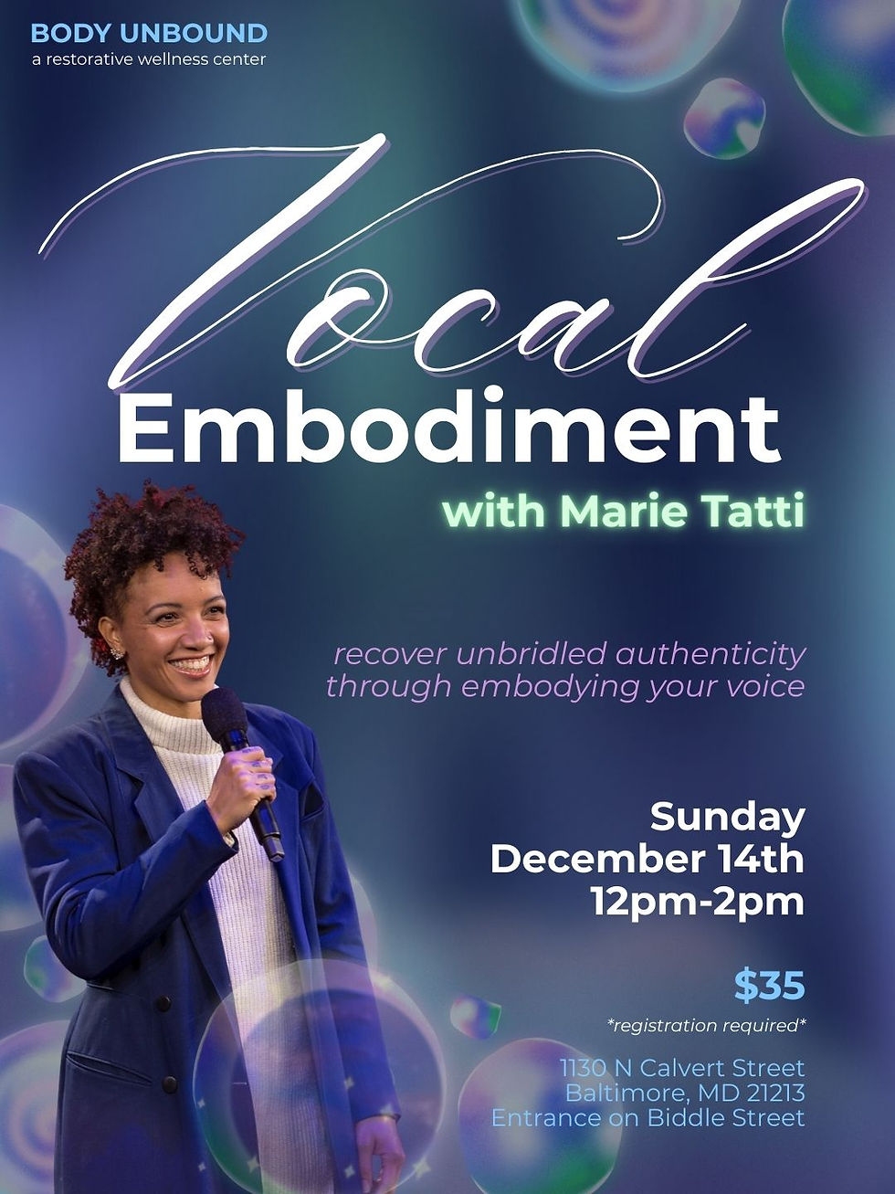 Vocal Embodiment - Baltimore