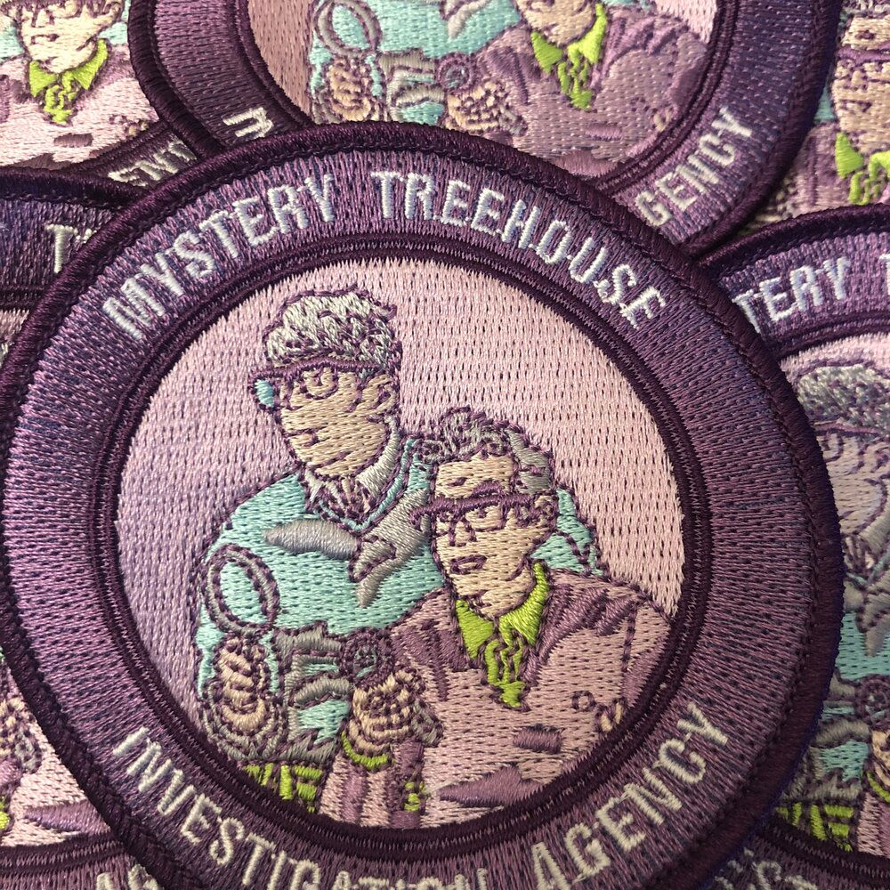 Mystery Treehouse Investigation Agency Patch