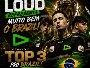 LOUD garante Top 3 na EWC e representa o Brasil entre as melhores equipes do mundo