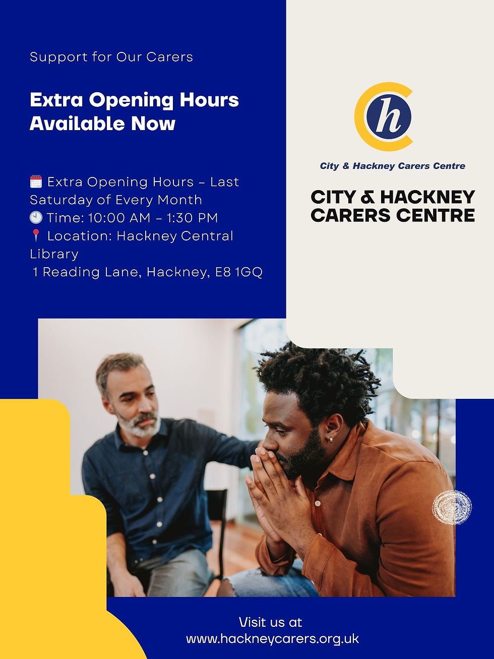 Extra opening hour - Last Saturday of each month