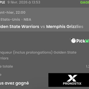 📊 Récapitulatif des pronostics – 9 Février 2026