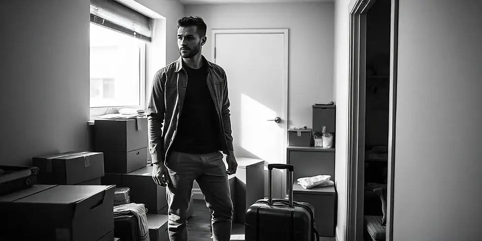 men moving into a renting flat