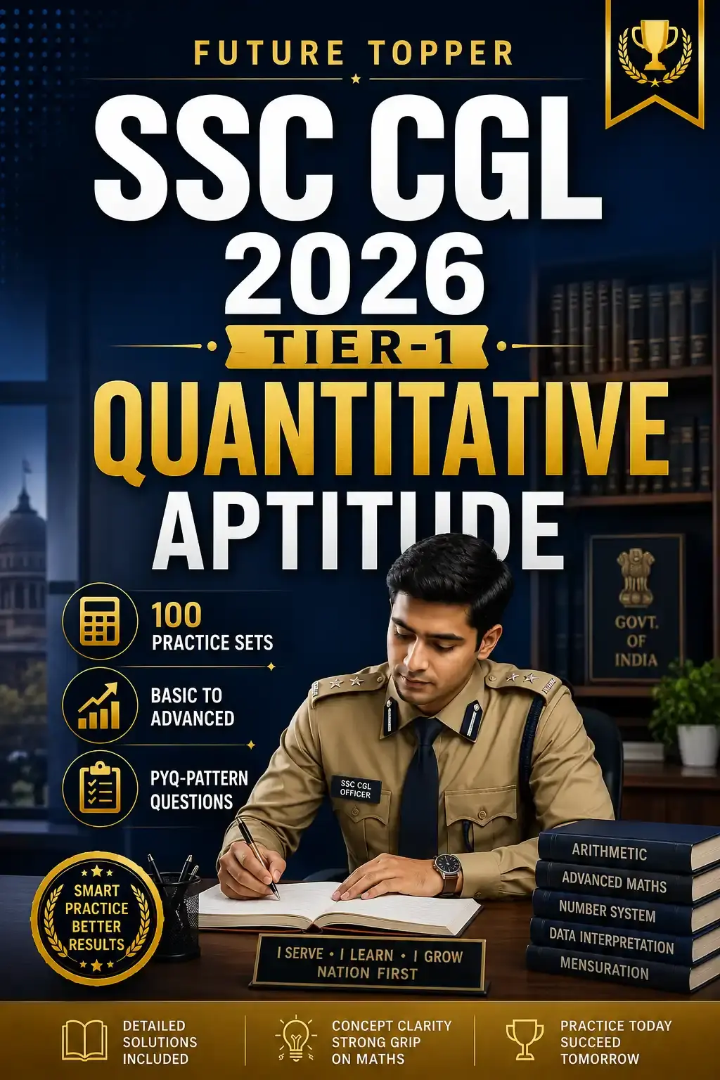 SSC CGL 2026 Tier-1 Quantitative Aptitude | 100 Sectional Practice Sets