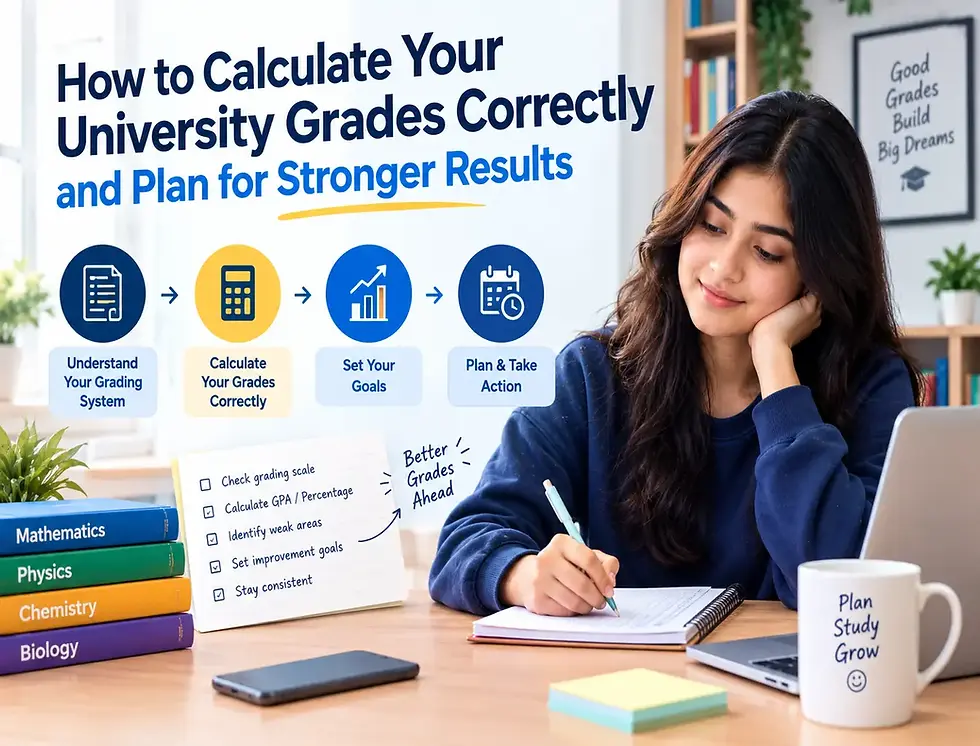 How to Calculate Your University Grades Correctly and Plan for Stronger Results