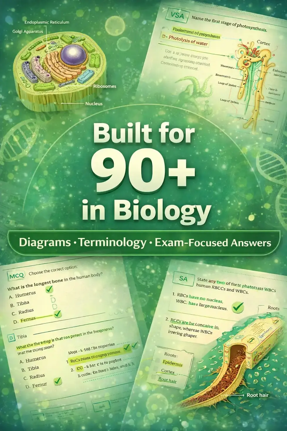 Thumbnail: ICSE Class 10 Biology Question bank 2026-27