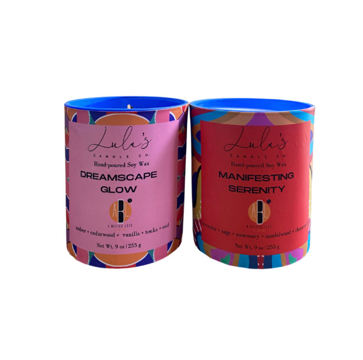 Thumbnail: Lula's Candle Co. x ABL - Soy Candle Duo Set (9 oz)