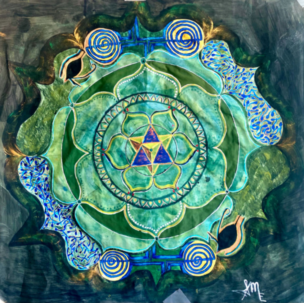Heart Chakra Mandala, by Shak El 2025