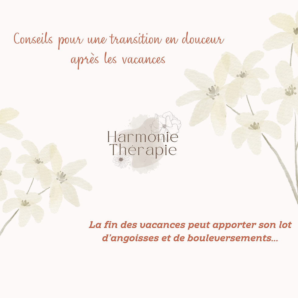 conseil pour une transition en douceur