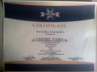 Certificate of Participation