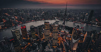 This shot was done from the rooftop of Jin Mao Tower, 23rd tallest building in the world, 