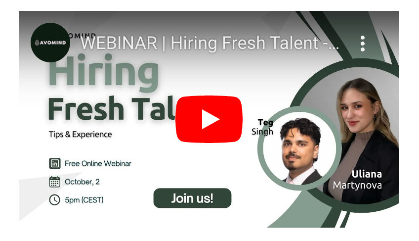 webinar/fresh talent