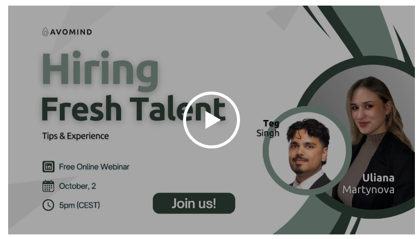 WEBINAR | Hiring Fresh Talent - Tips & Experience