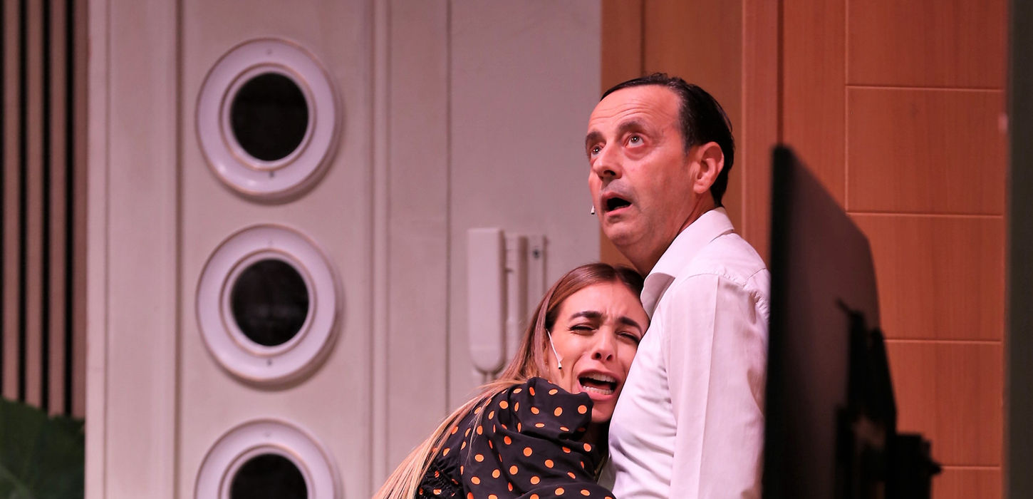 Fotografia dello spettacolo L'arte della Truffa. Lo spettacolo andrà in scena al Teatro Bobbio de La Contrada Teatro Stabile di Trieste