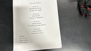 LOVE YOUR PARTNER TUESDAY WORKOUT