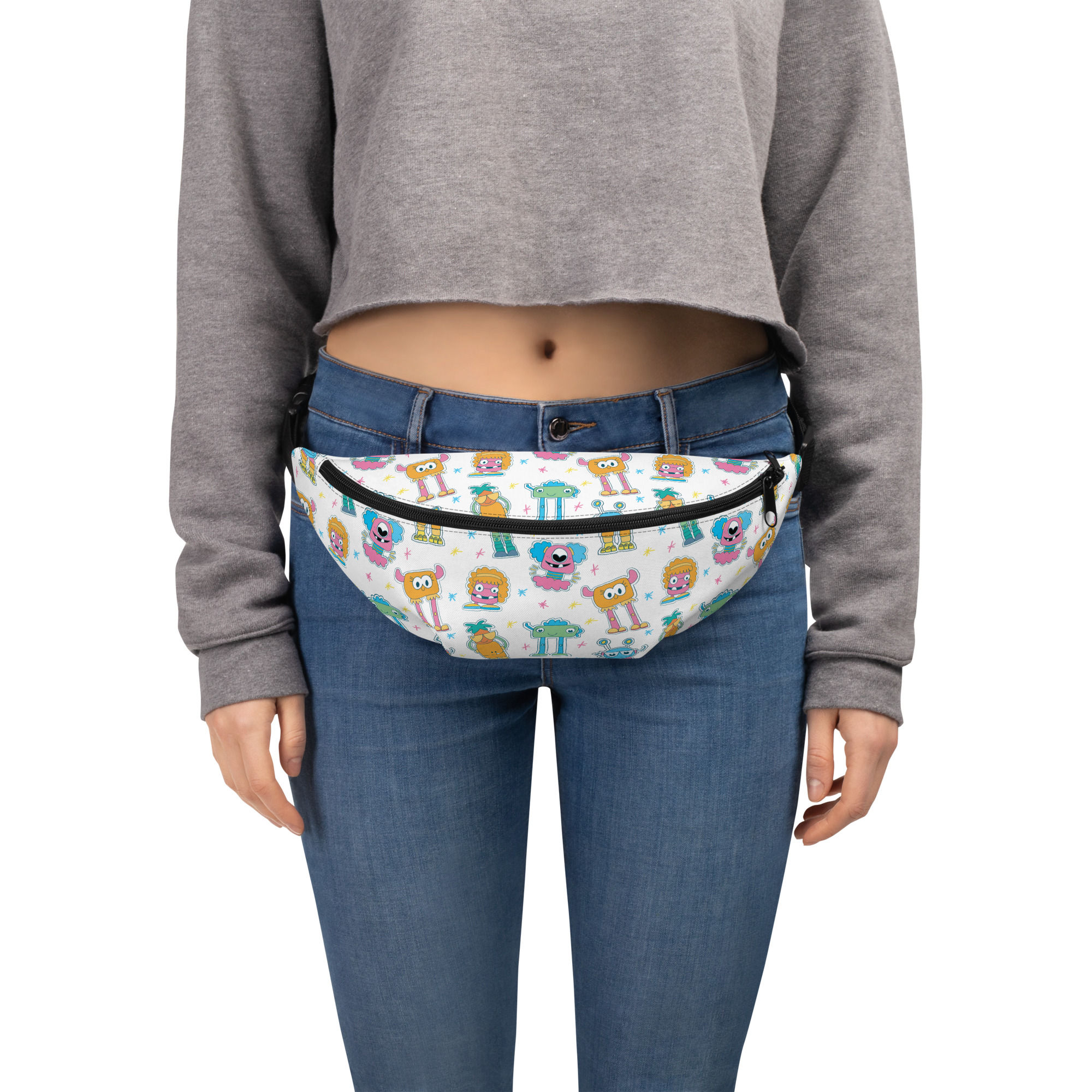 Madge's Misfits Fanny Pack • White