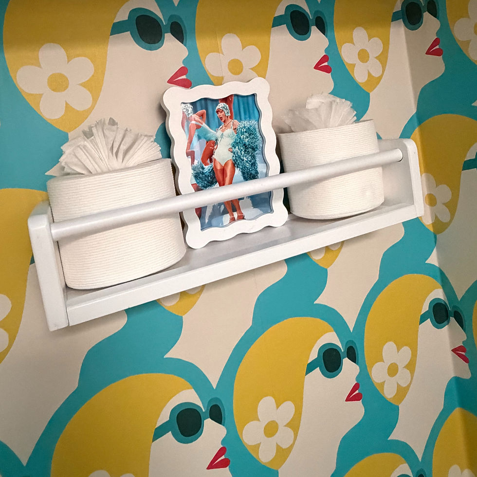 My custom retro swimmer wallpaper with a framed Taylor Swift Fate of Ophelia homage — red lips, sunglasses, and one very good coincidence.