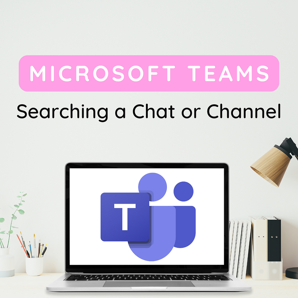 Searching a Chat or Channel in Microsoft Teams