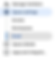 The drop down settings menu in a Google Chat Space