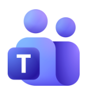 Microsoft Teams logo with purple and blue people icon and white T on a white background