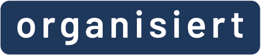 Organisiert Logo flag