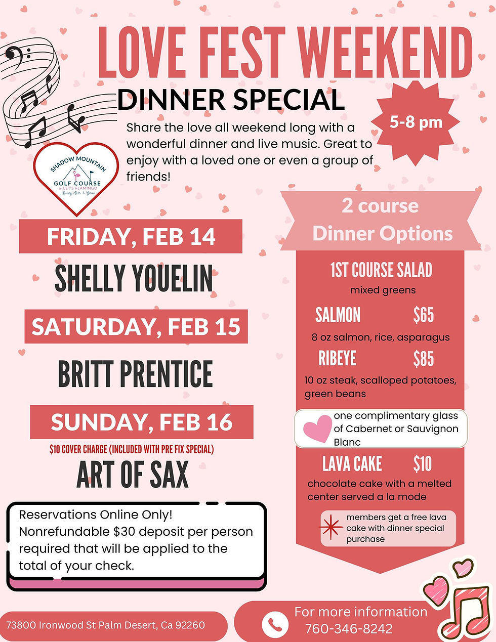 Love Fest Dinner Special