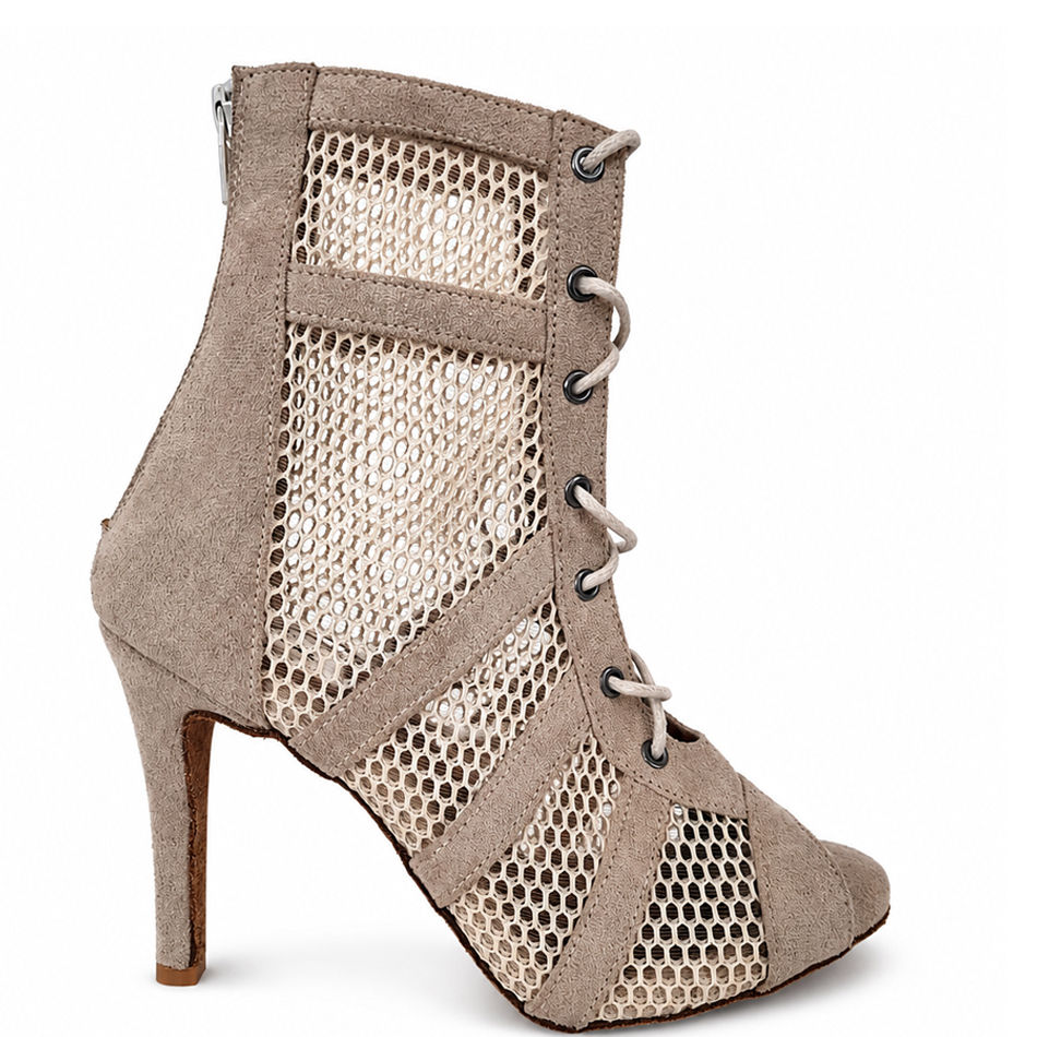 Tuttle Krem High Heels Dans Ayakkabısı Yandan Görünüm