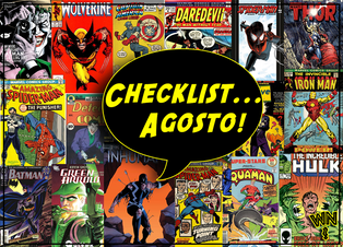 COMICS | Checklist do mês de agosto!!!