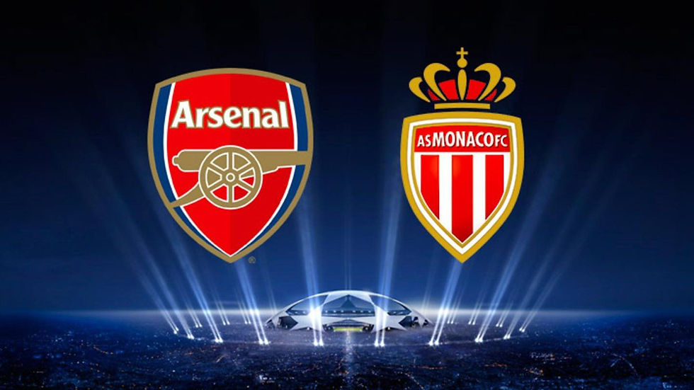 LIGA MISTRZÓW Mecz: Arsenal - Monaco