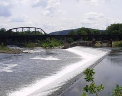 Lehigh River Dam Easton