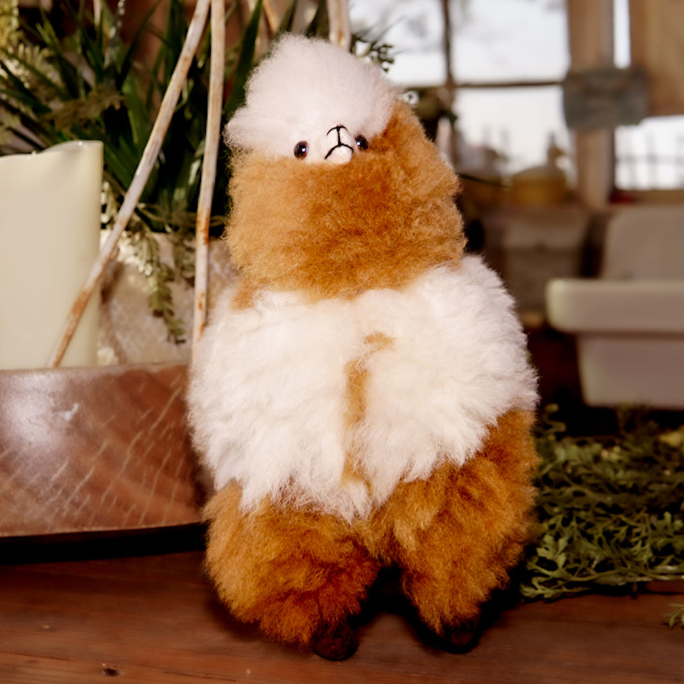 Thumbnail: 9'' Huacaya Alpaca Toy