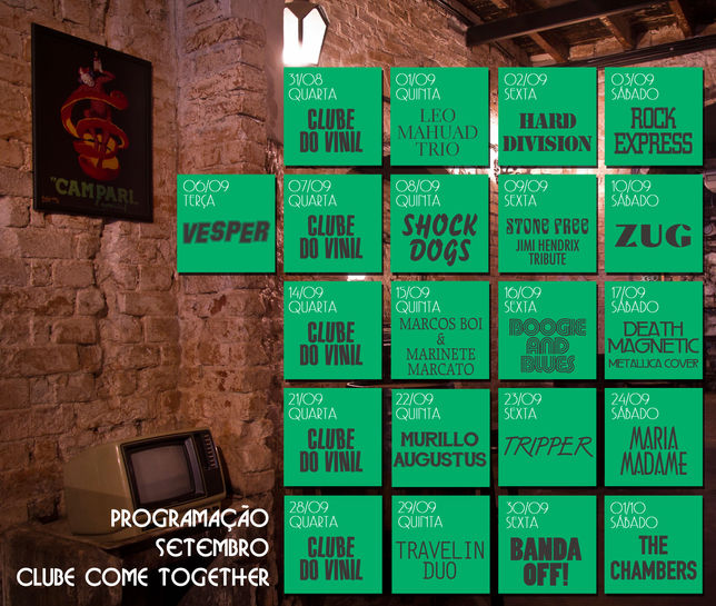 Programação de Setembro