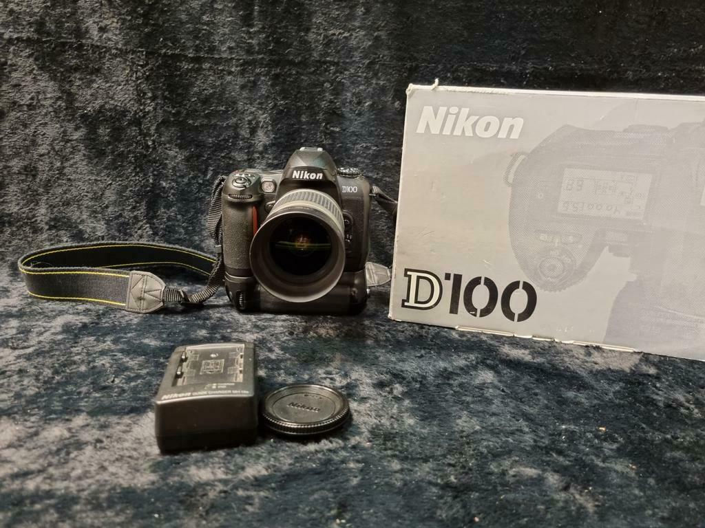 Nikon D100 + 28-100 mm lens compleet met doos