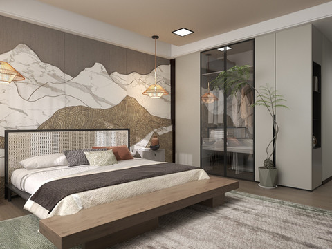 Wabi-Sabi Primary Bedroom