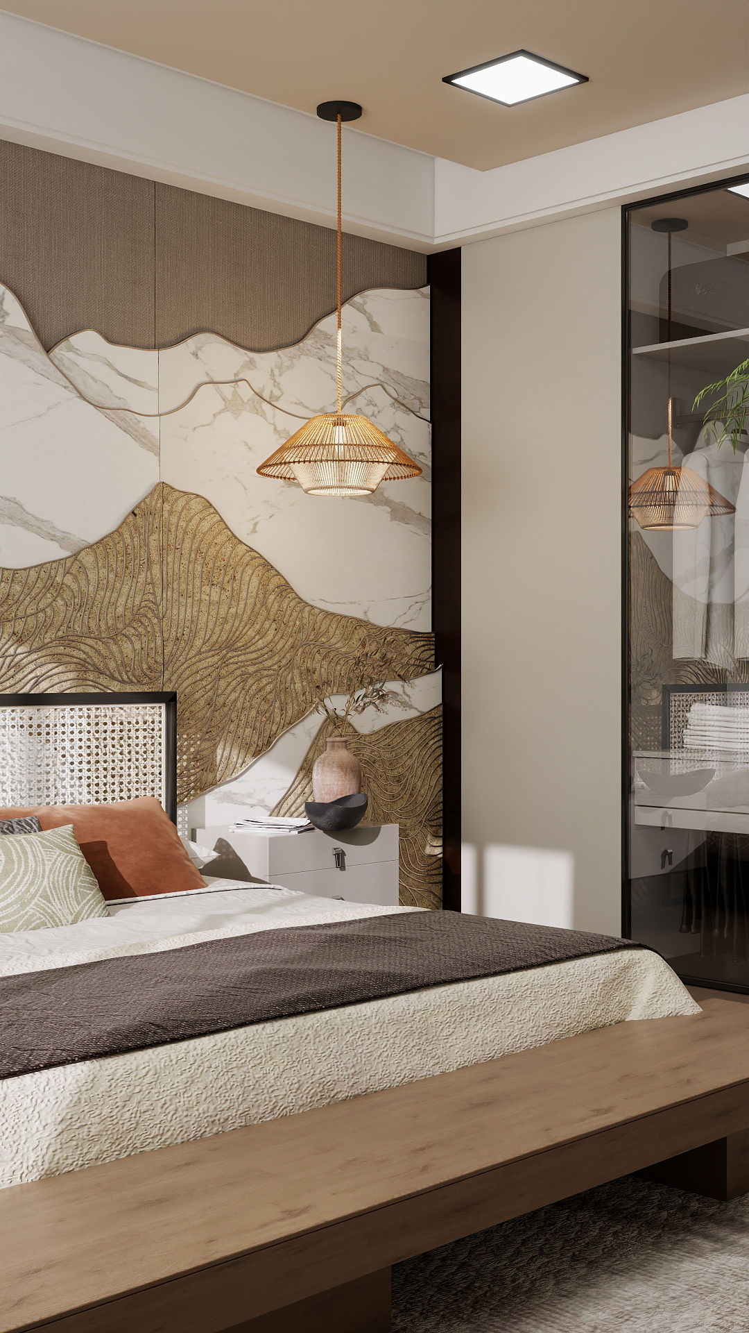 Wabi-Sabi Primary Bedroom