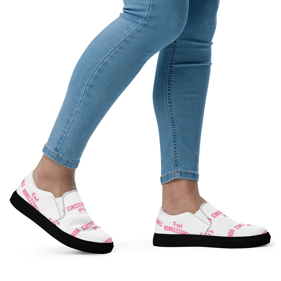 Thumbnail: Women’s slip-on canvas shoes END HOMELESSNESS!