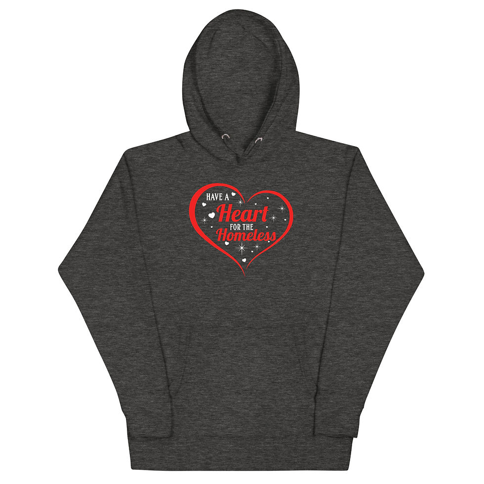 Thumbnail: Universal Classic Fit Hoodie "Have A Heart For The Homeless"