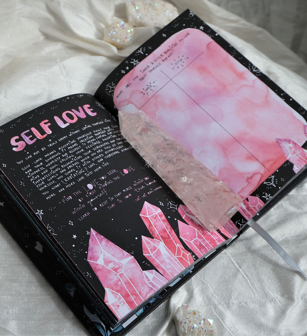 Thumbnail: Dreamy moons A journey within journal