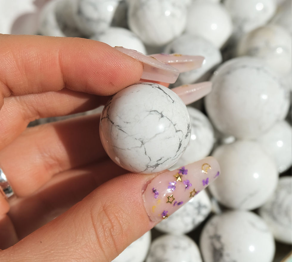 Thumbnail: Howlite mini spheres